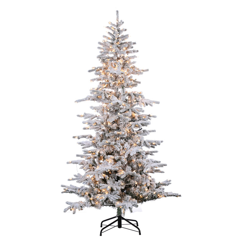 Sterling Inc 7.5' White Fir Artificial Christmas Tree with 550 Clear